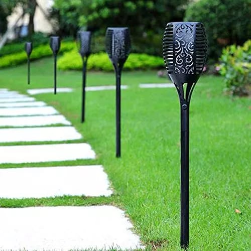 Pack De 4 Antorchas Solar 58cm